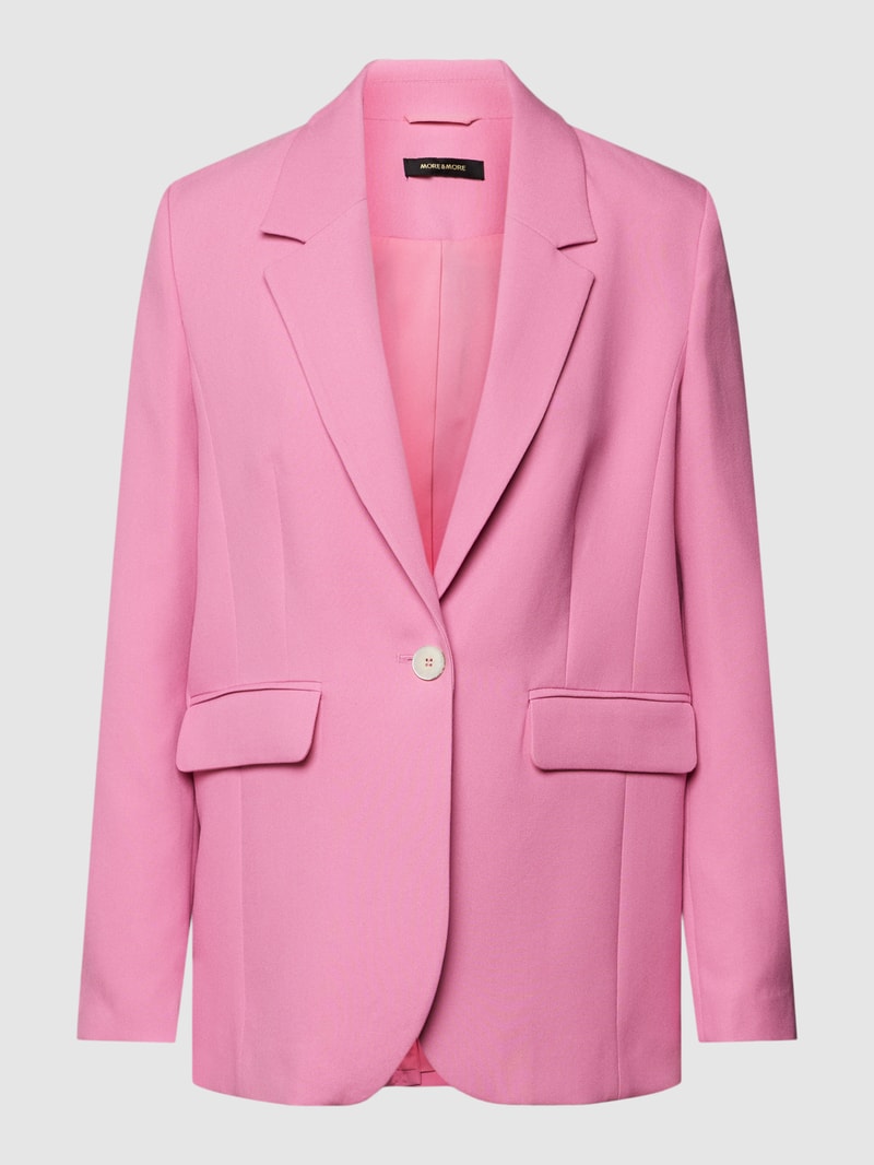 Blazer mit Pattentaschen in pink