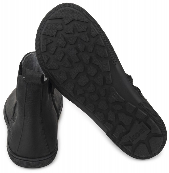 Koel bare |mid ~ Filas Chelsea Boot Wollfleece ~ Black