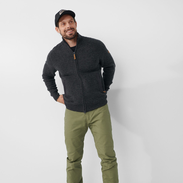 ÖVIK ZIP CARDIGAN KNIT M Herren - Wolljacke