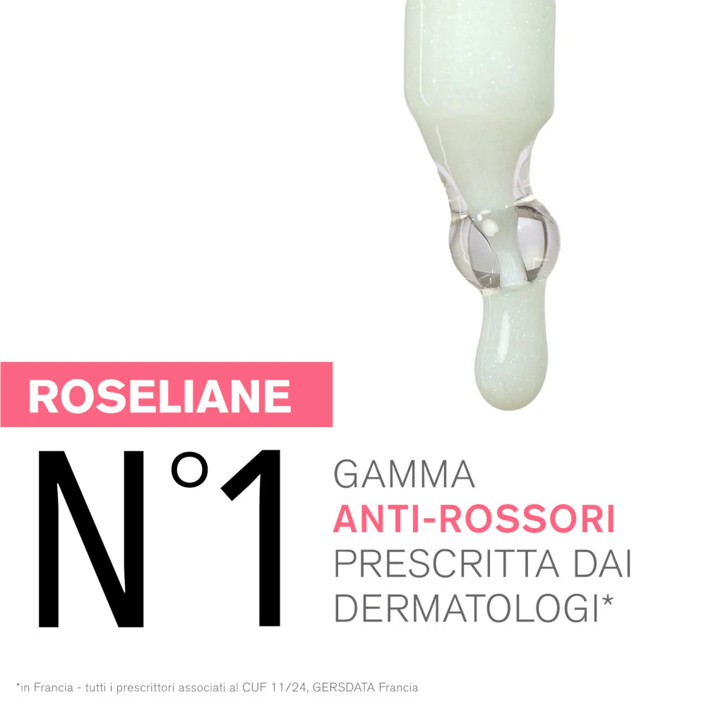 ROSÉLIANE Sérum Corrector Suavizante Antienrojecimiento - Sérum facial antiarrugas, Sérum facial calmante