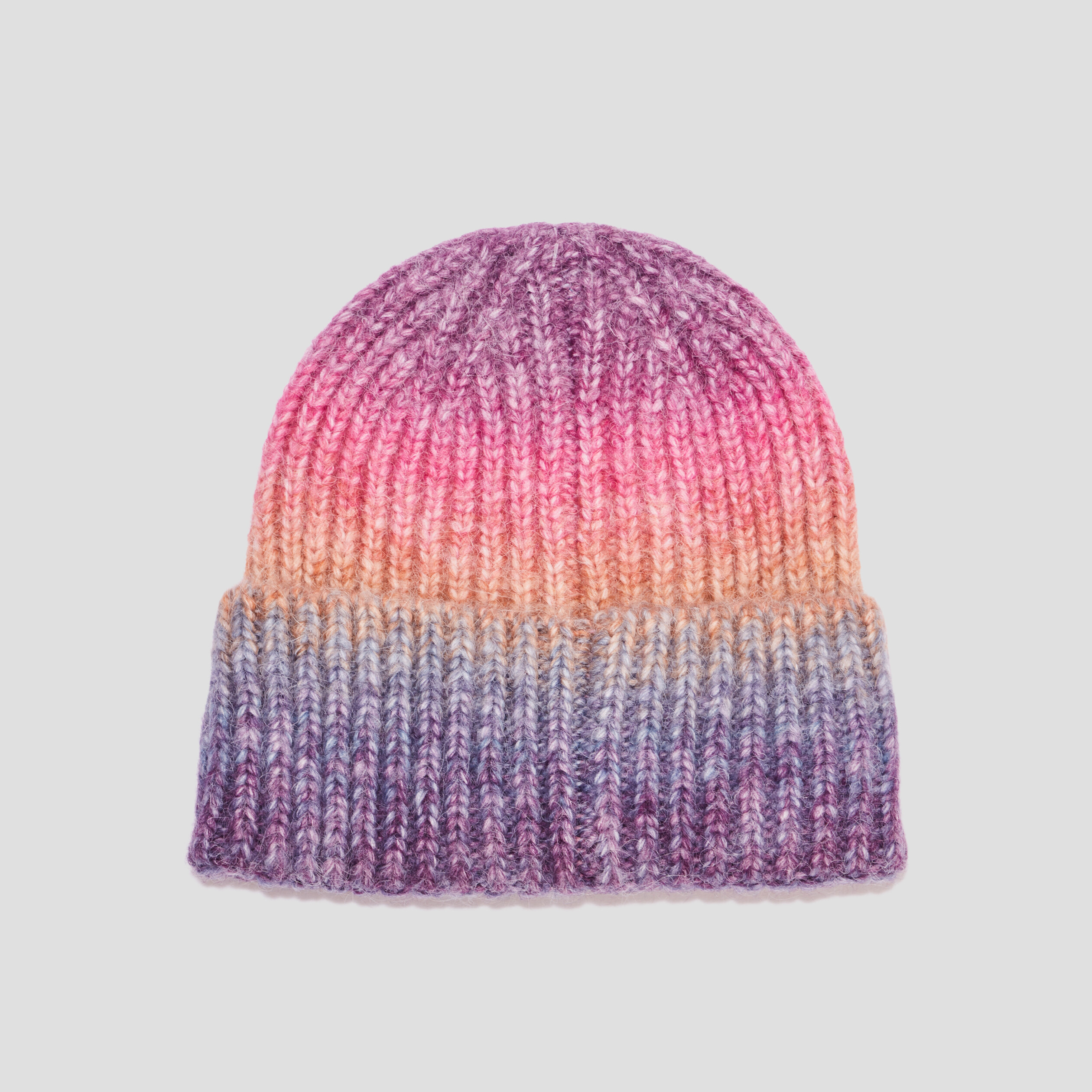 Bonnet tricoté multicolore femme | La Halle