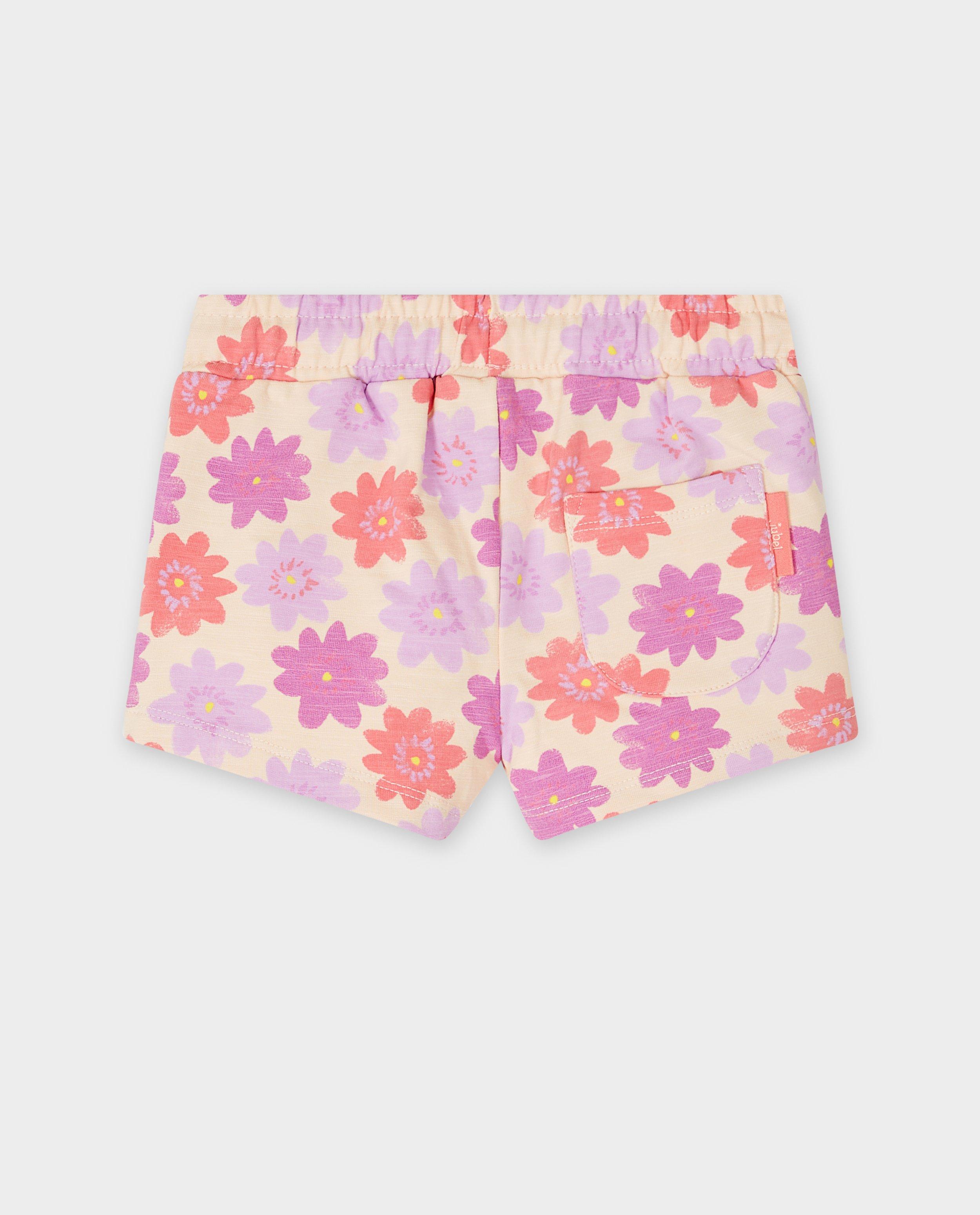 Pantaloni scurți cu imprimeu floral portocaliu Jubilation