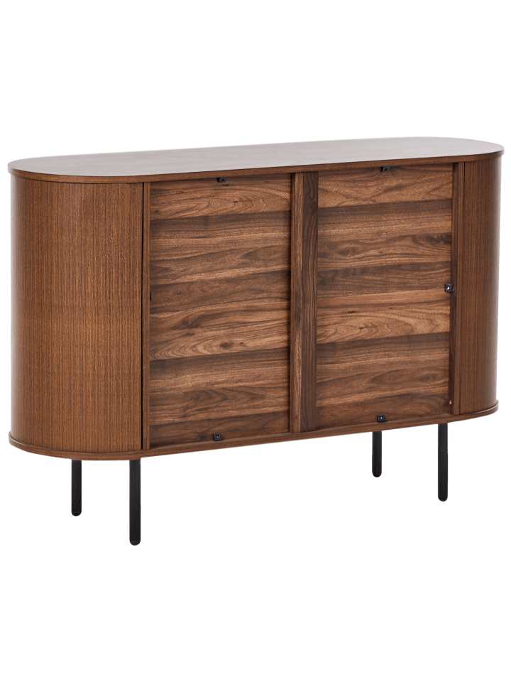 Beliani Sideboard TAROON in Braun/Schwarz - (W) 120 x (H) 80 x (L) 40 cm günstig kaufen onesize