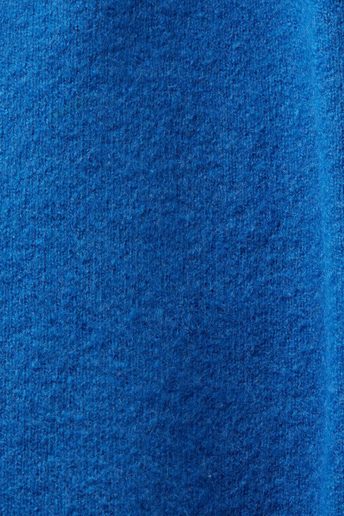 Wollmix-Pullover mit V-Ausschnitt
