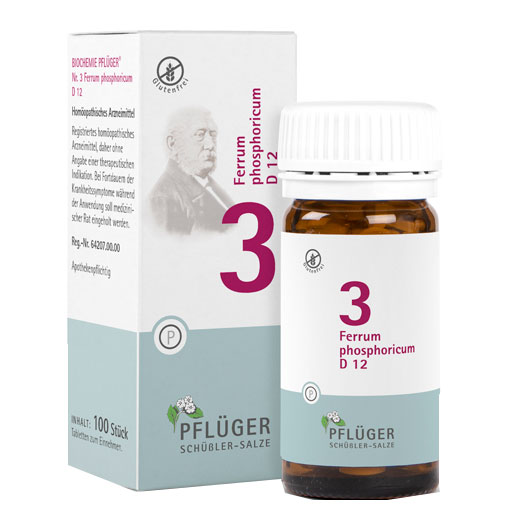 BIOCHEMIE Pflüger 3 Ferrum phosphoricum D 12 Tabl.  100 St  Tabletten