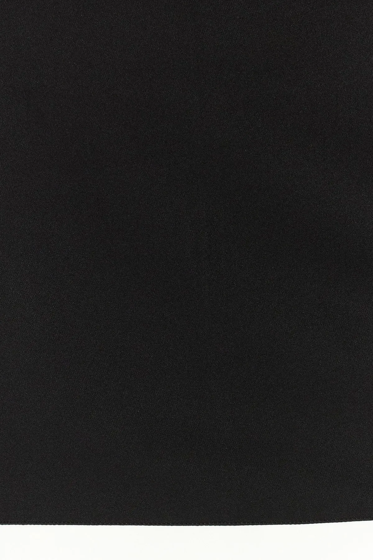 Trendyol Collection  Schwarzer, gestreifter Mini-Webrock mit hoher Taille TWOAW24ET00104