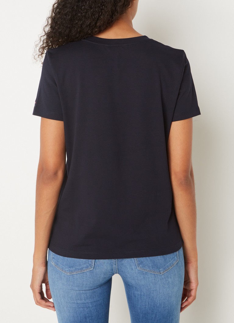 Tommy Hilfiger T-shirt with logo embroidery and round neck
