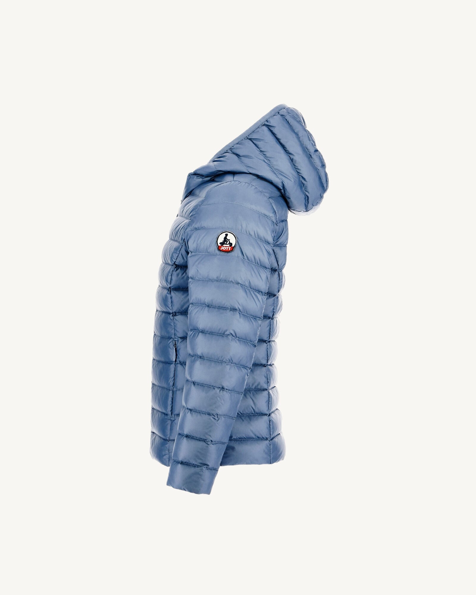 Doudoune légère à capuche enfant Bleu délavé Carla
