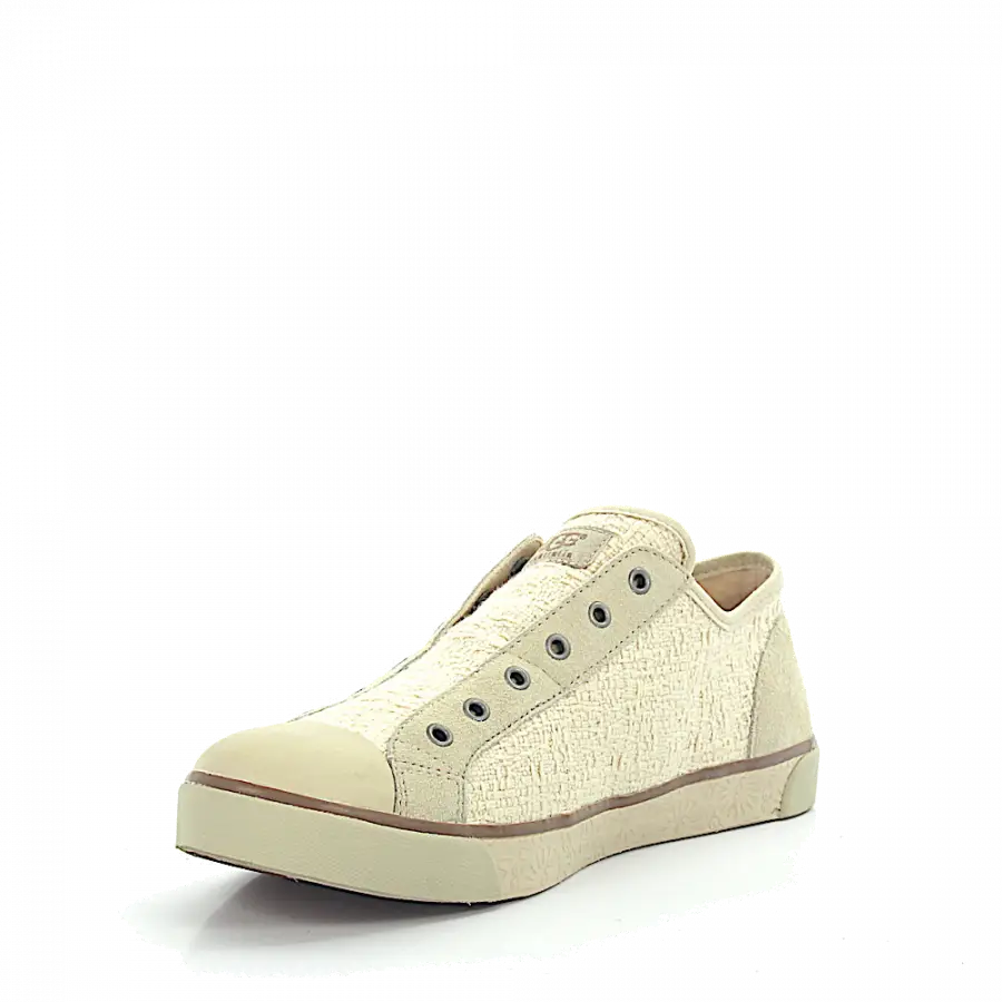 UGG - Sneaker low Lammleder Logo beige - beige