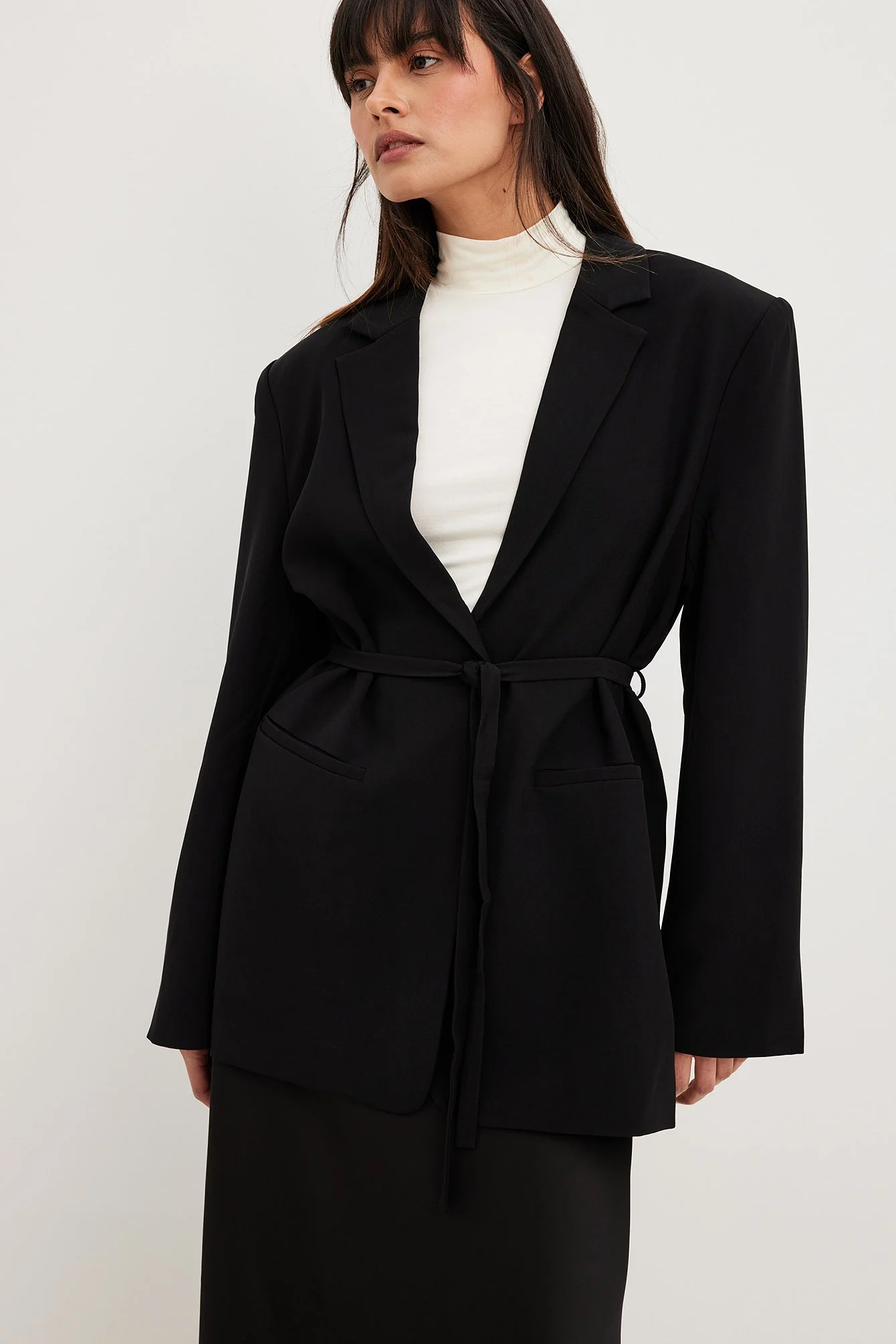 Blazer mit Gürtel