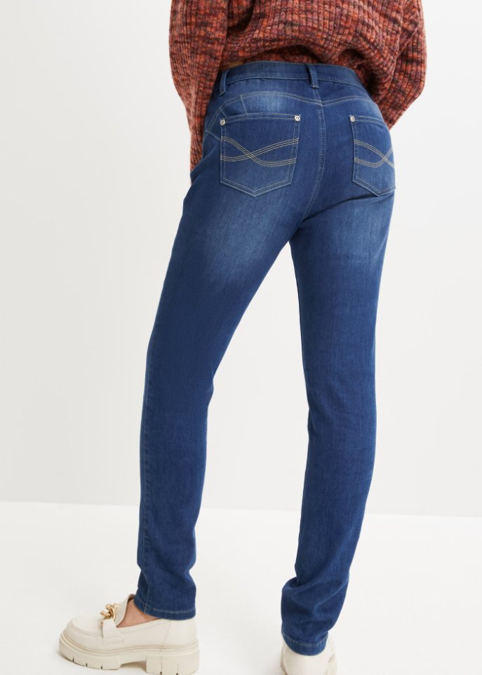 Shaping Thermo-Jeans mit kuscheliger Innenseite, Slim