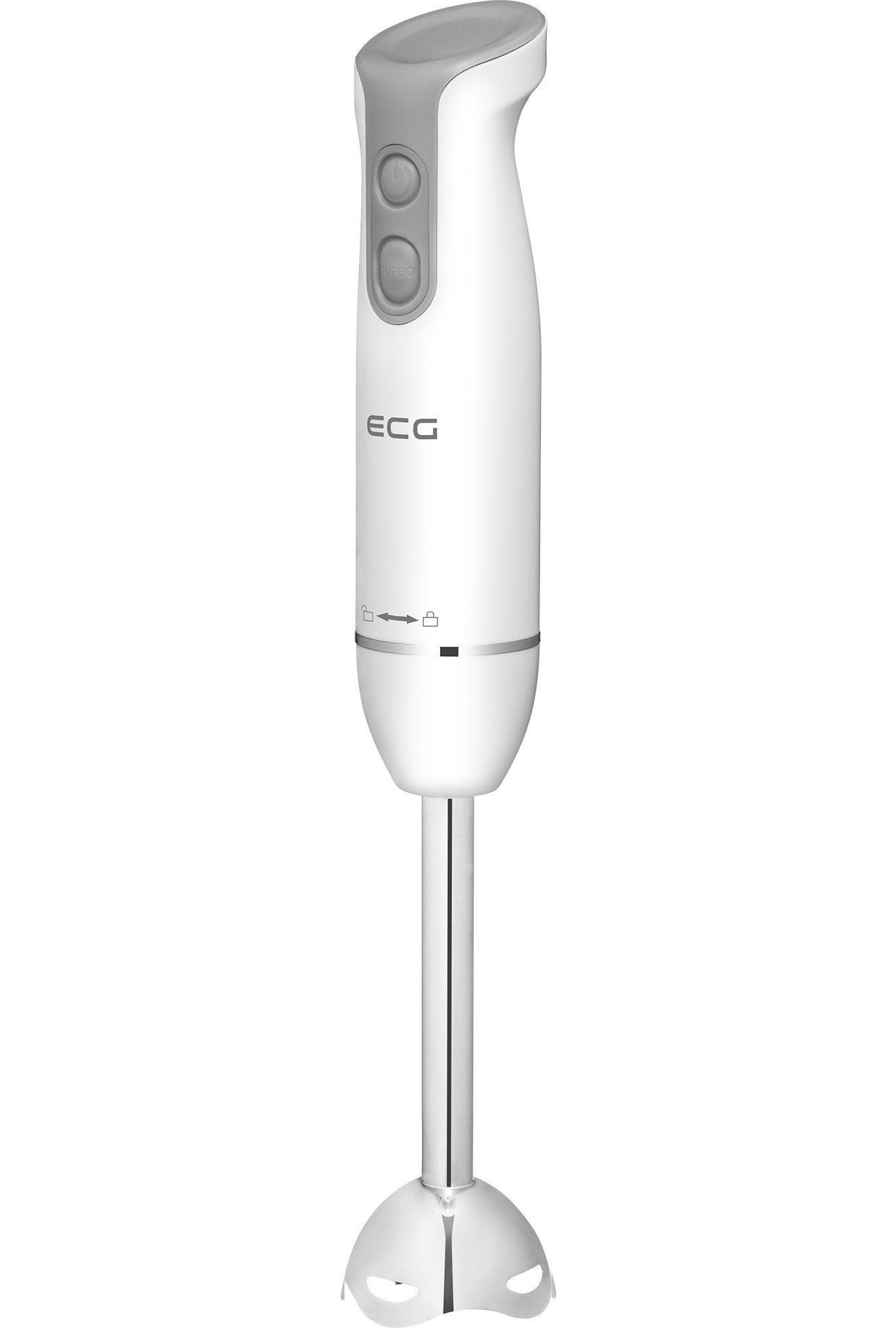 ECG Stabmixer RM 430, 400 W, 2 Stufen, Soft Touch Tasten, Kabellänge 130 cm