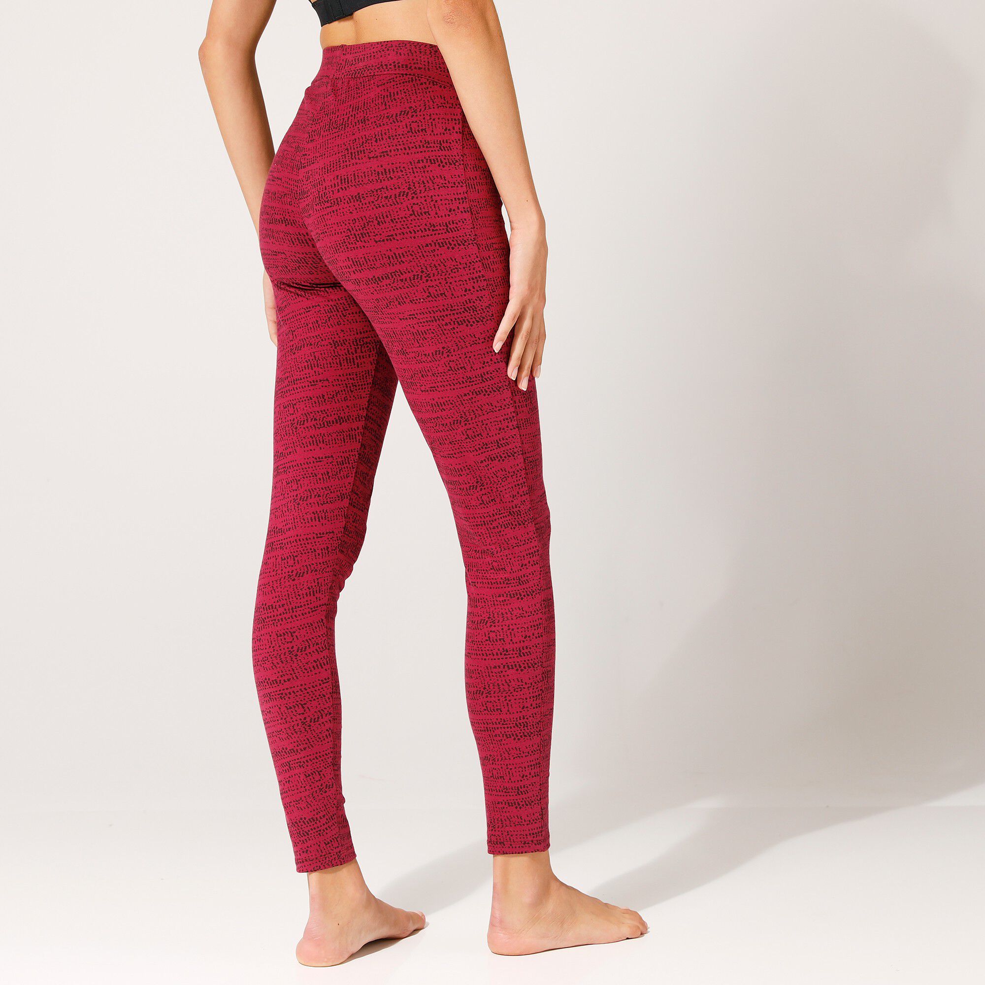Legging imprimé effet chiné