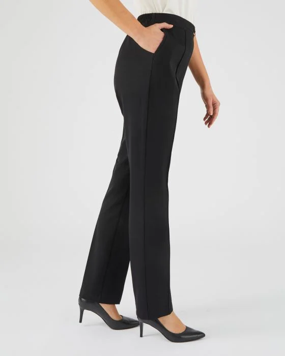 Pantalon enfilable à boucle fantaisie
