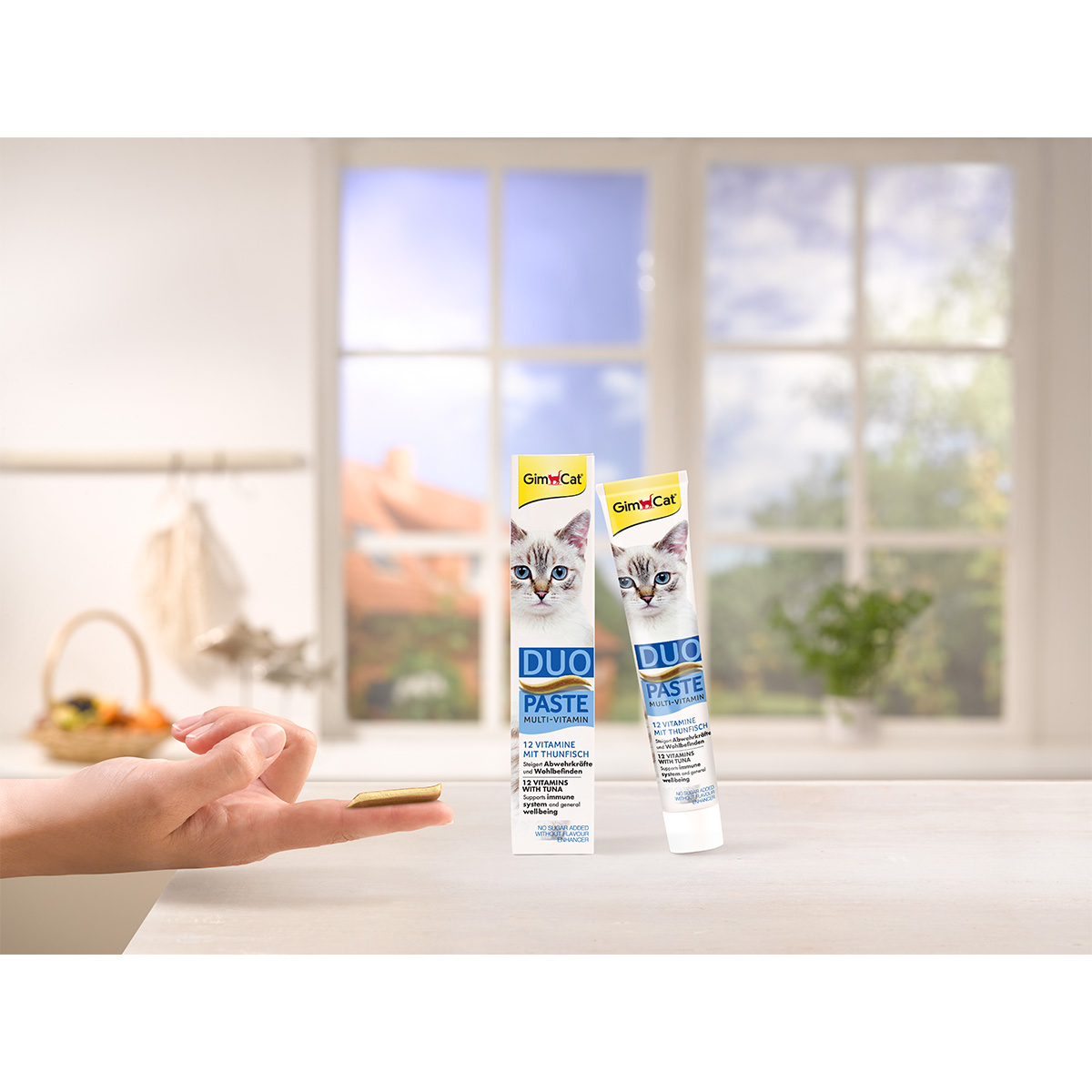 GimCat DUO Paste Multi-Vitamin 12 Vitamine mit Thunfisch 50g