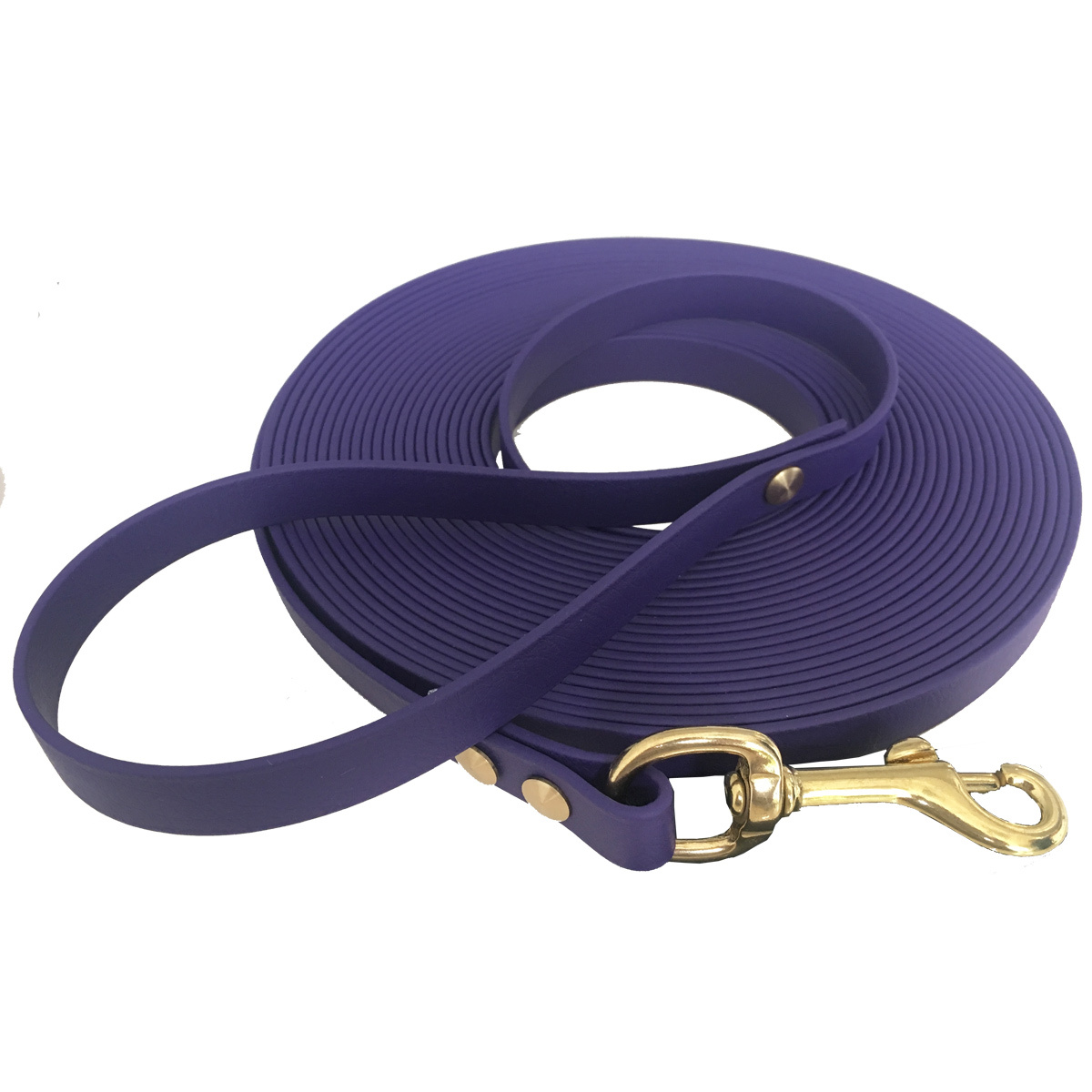 bio-leine Hundeleinen bio-leine 25-35 kg Schleppleine Biothane violett 12 m