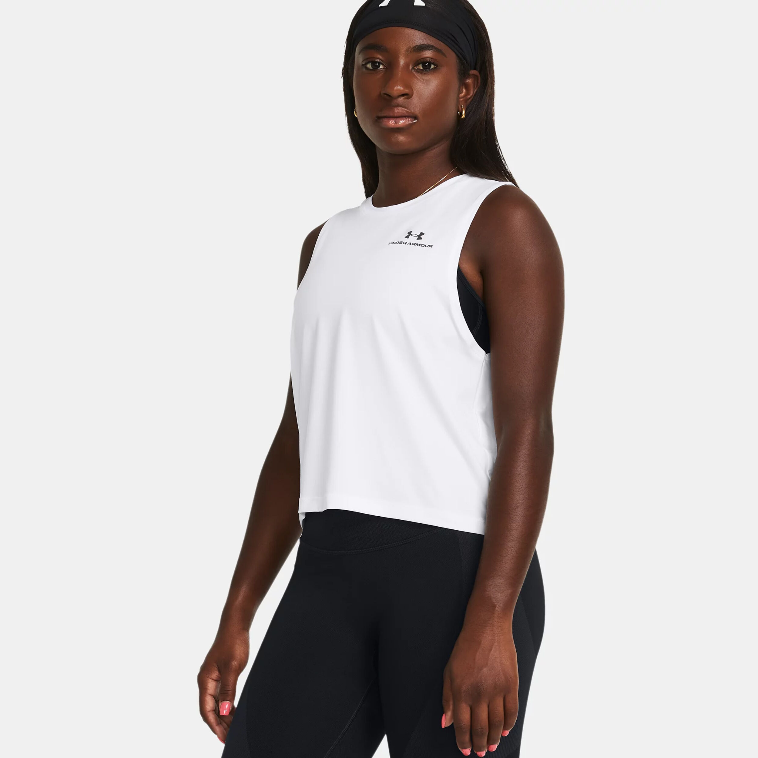 Vanish Energy Crop Tank-Top Damen - Weiß