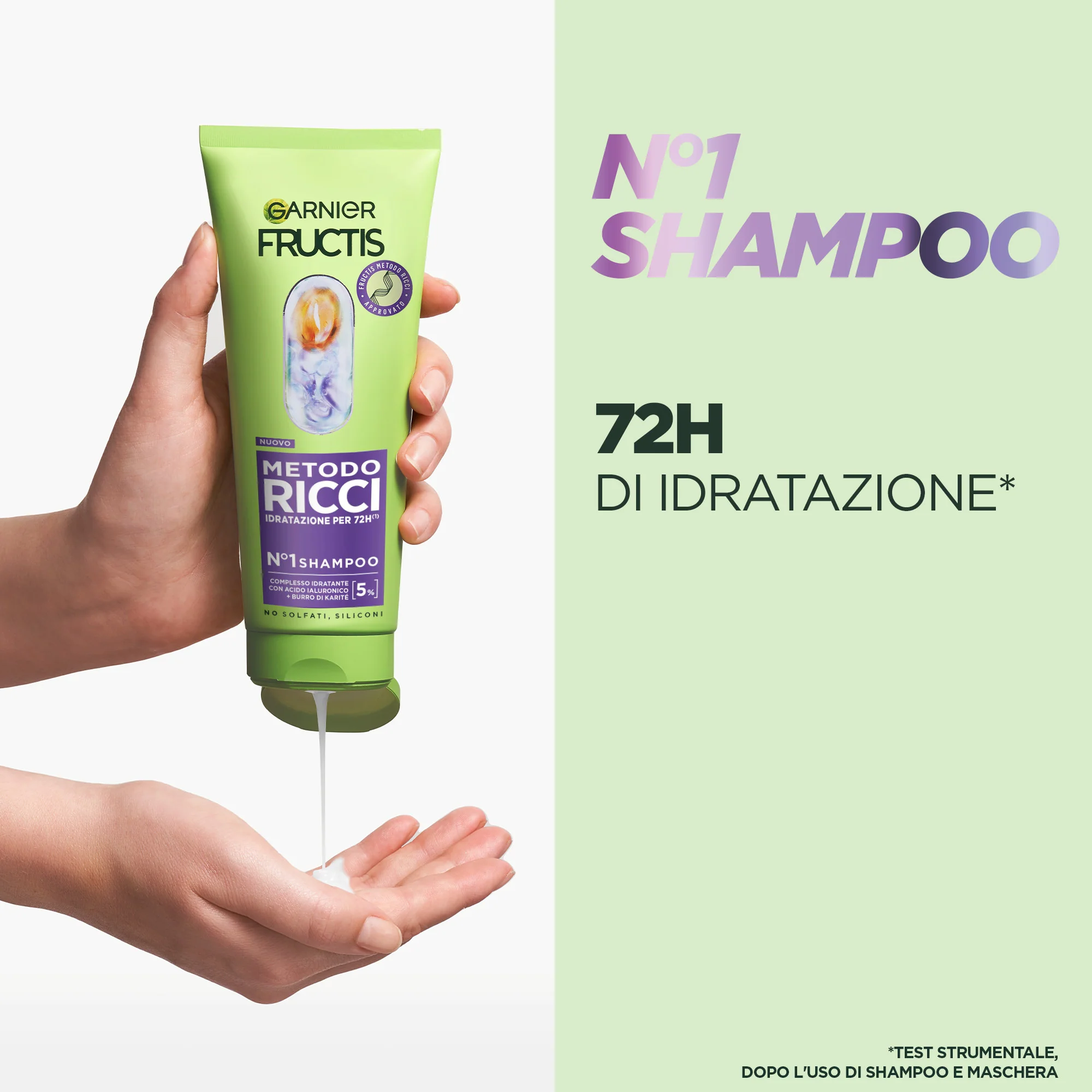 Fructis Fructis Curly Method Shampoo - Šampón na definované kučery