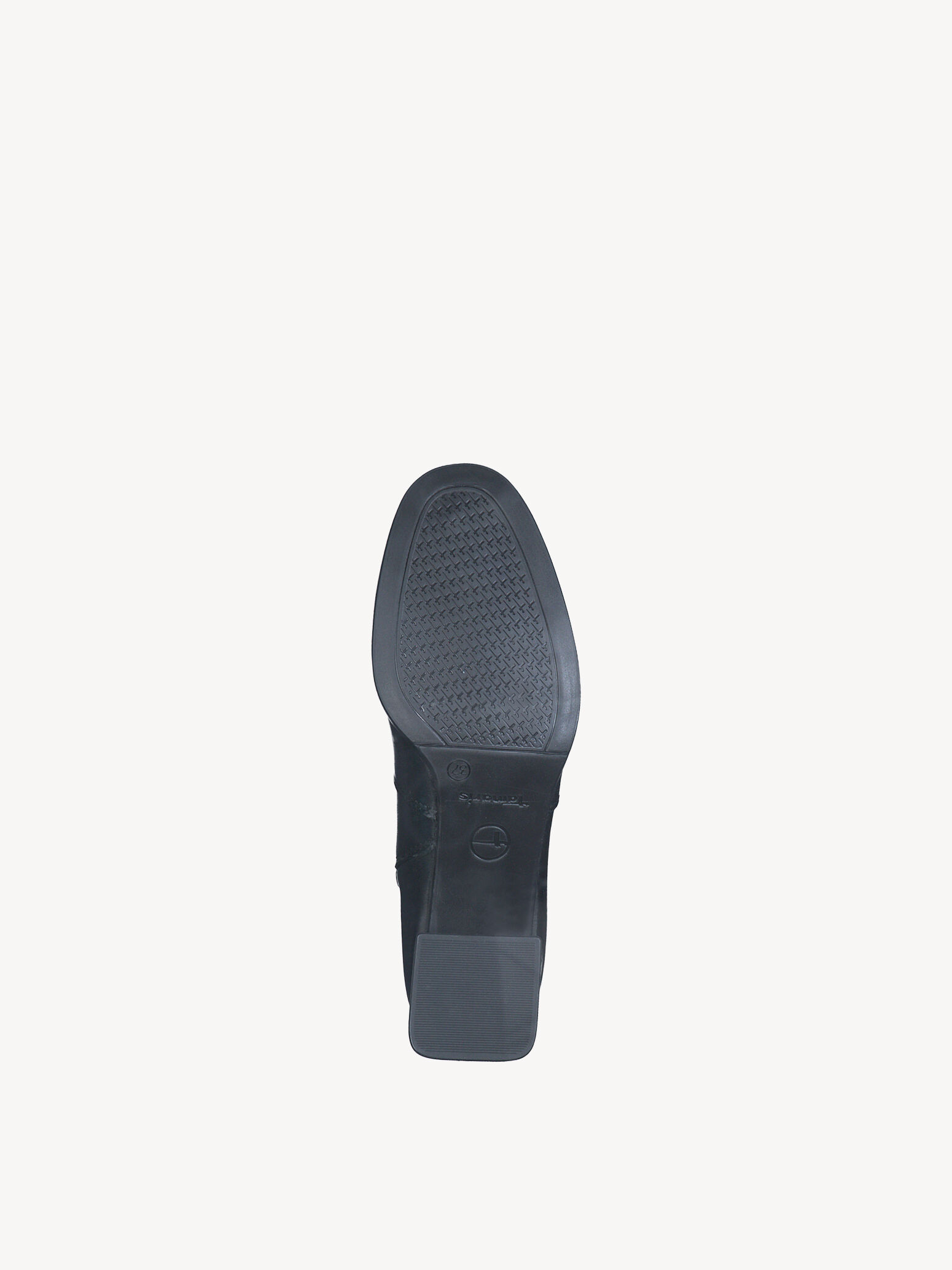 Bottine en cuir - noir