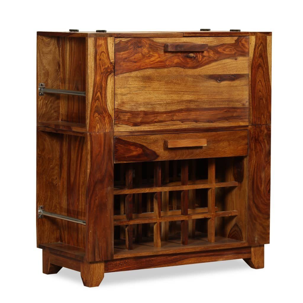 vidaXL Barschrank Barschrank Massivholz 85x40x95 cm