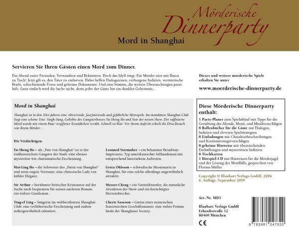 Mörderische Dinnerparty: Mord in Shanghai