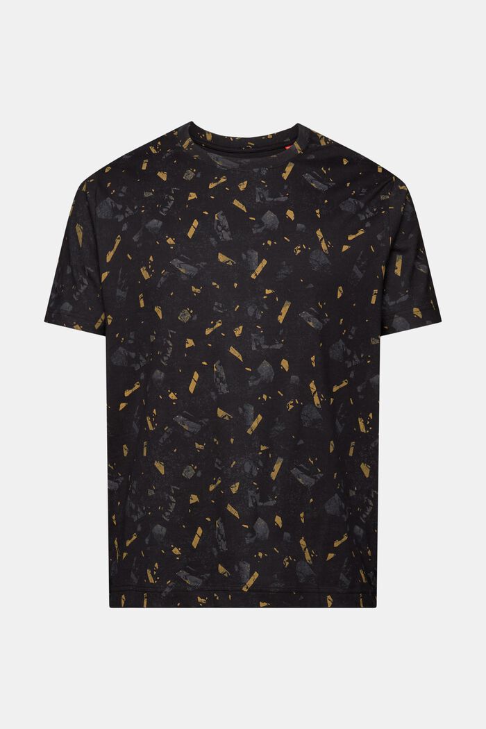 Baumwoll-T-Shirt mit Allover-Print