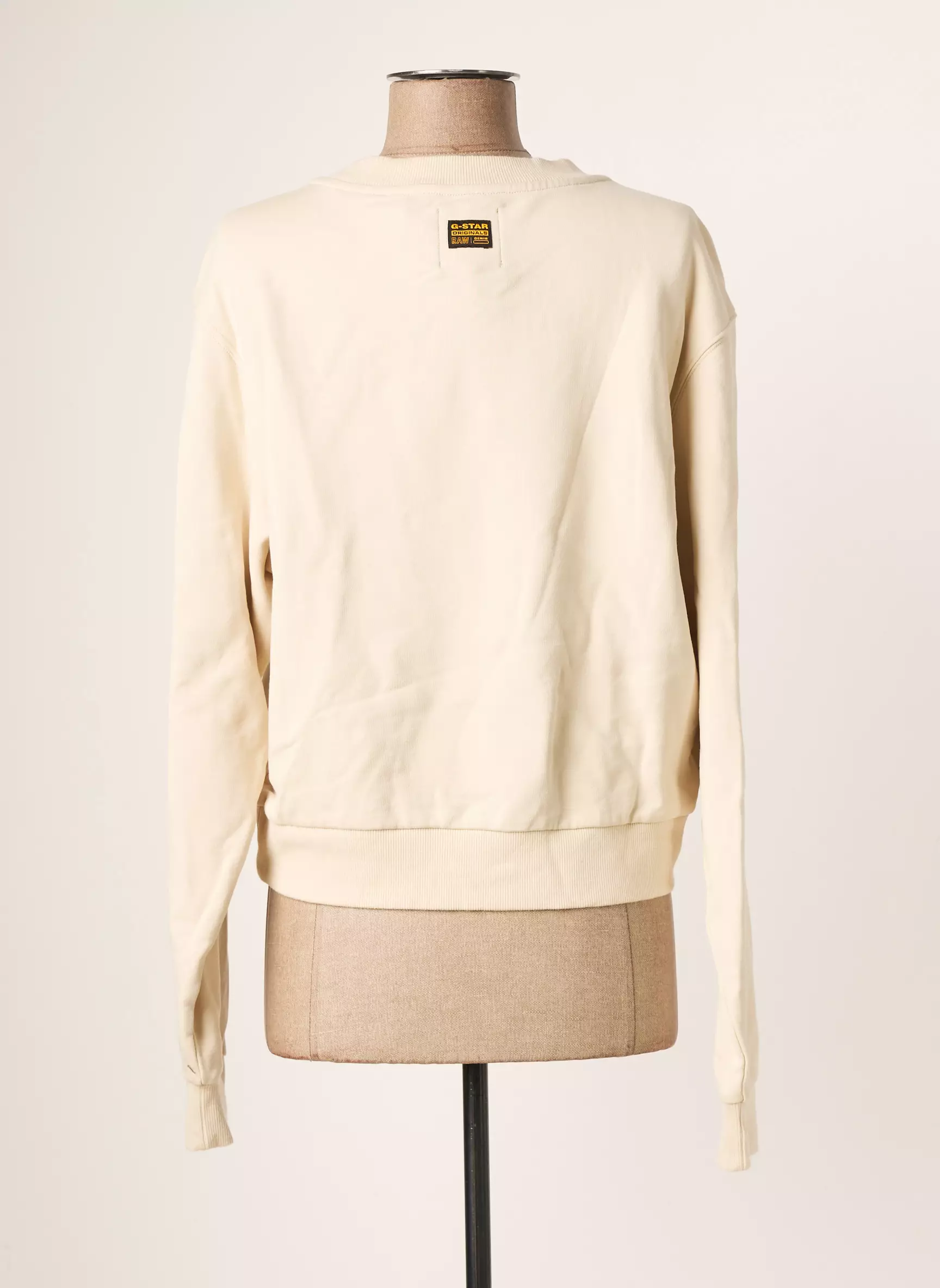 G Star Sweats Femme couleur beige