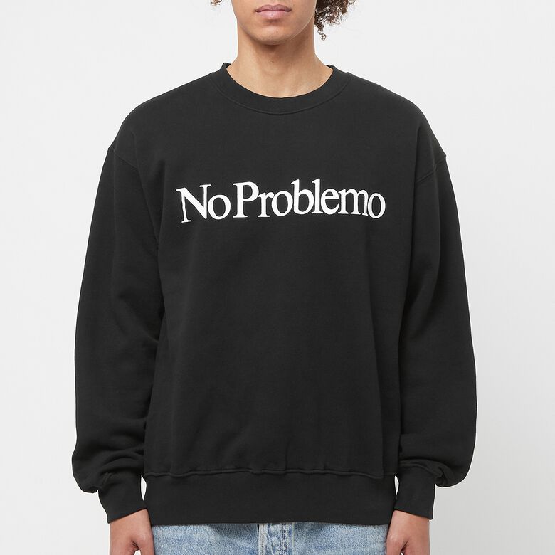 No Problemo Crewneck Sweatshirt black