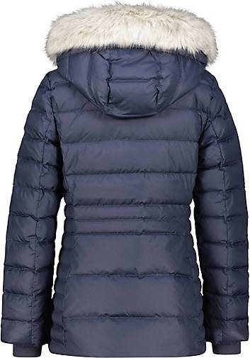 TOMMY HILFIGER Damen Daunenjacke mit Kapuze TYRA DOWN JACKET WITH FUR