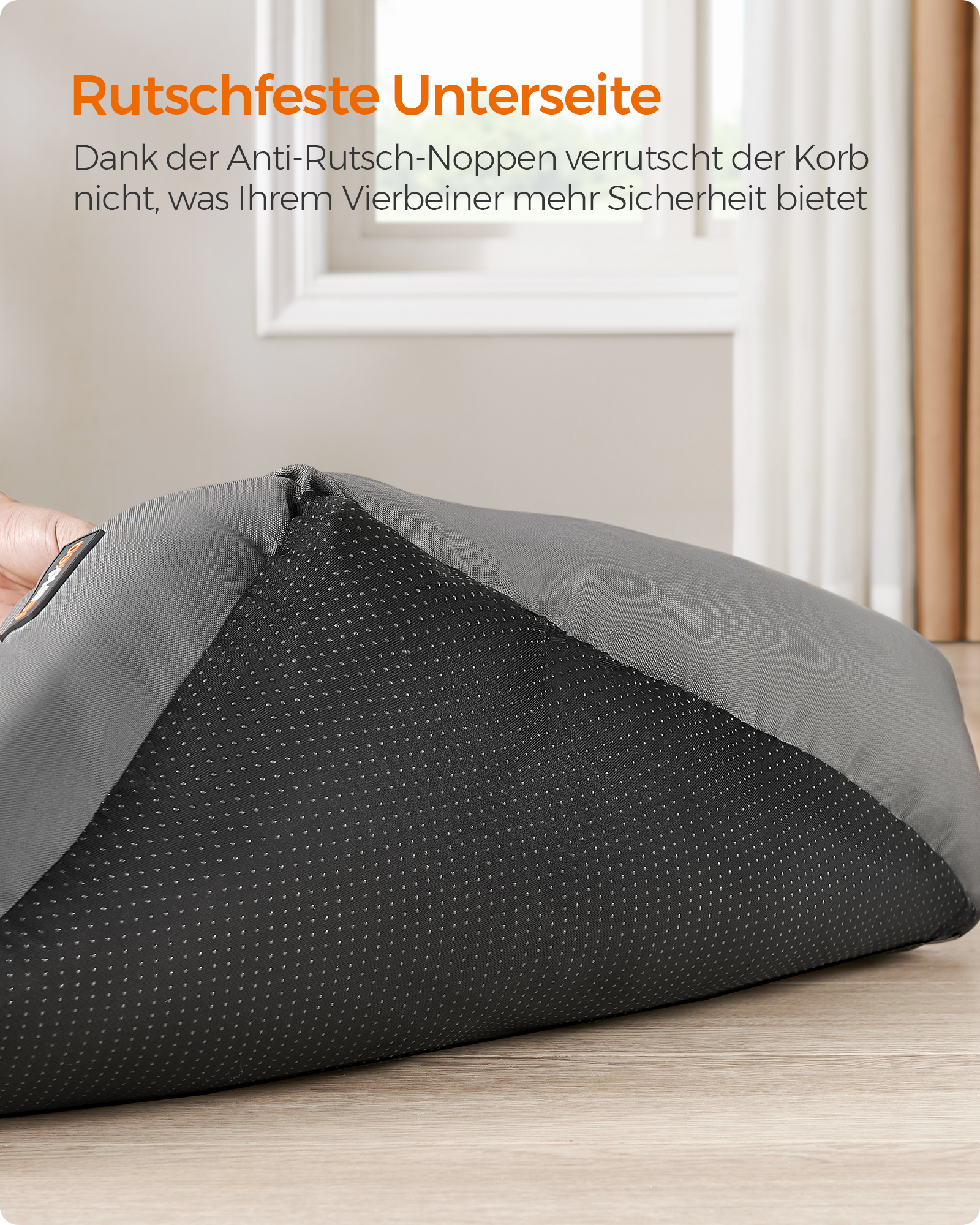 FEANDREA Hundebetten FEANDREA L-XL Hundebett, mit Wendekissen XL