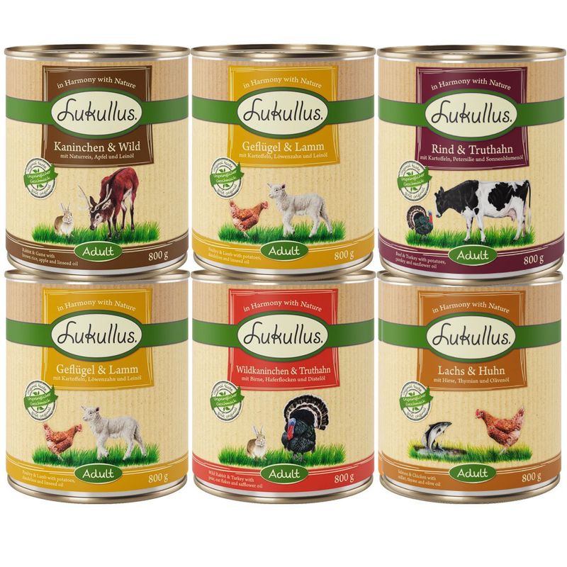 Sparpaket Lukullus Naturkost 24 x 800 g