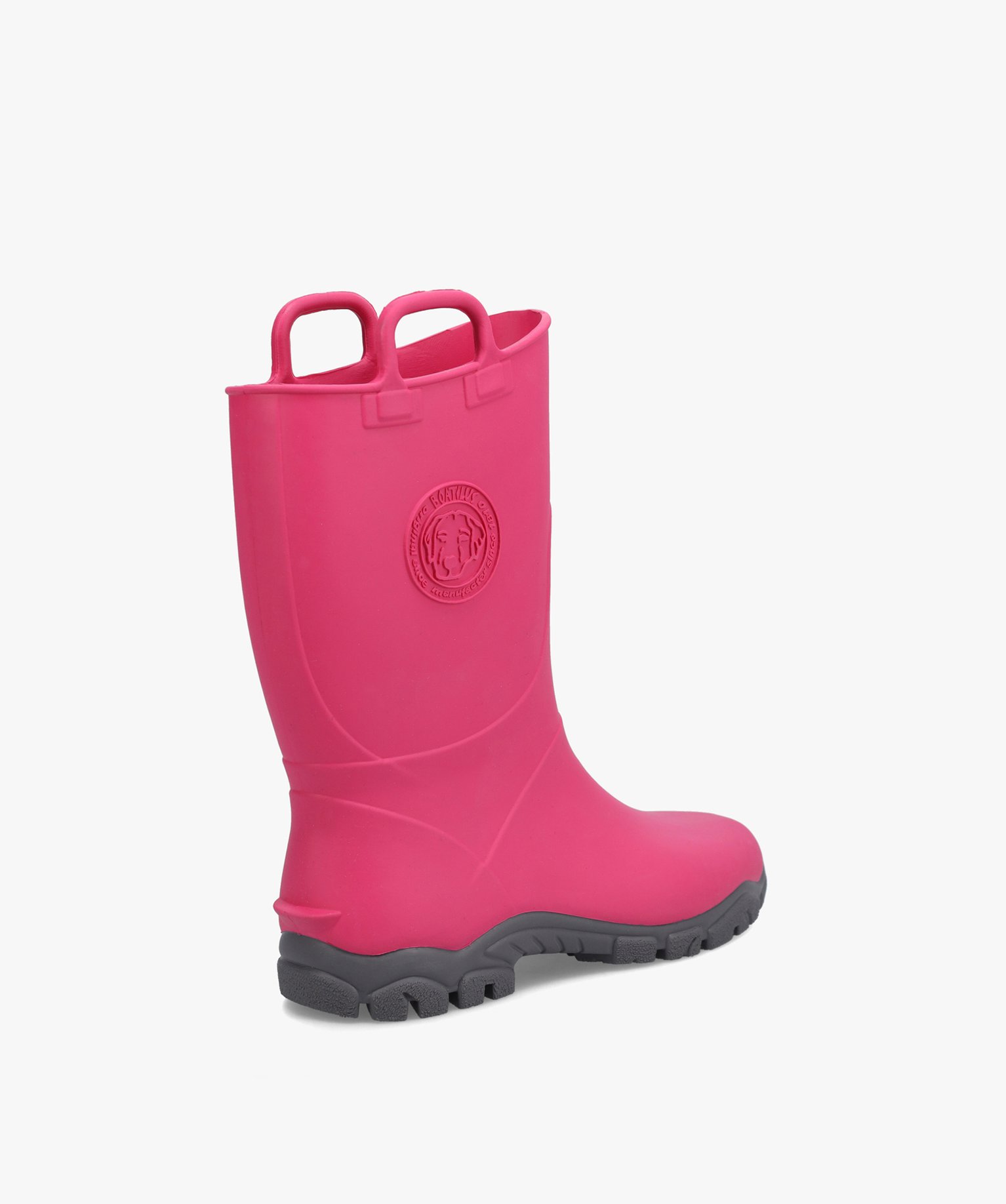 Bottes de pluie fille unies avec anses sur le col – Boatilus rose | GEMO