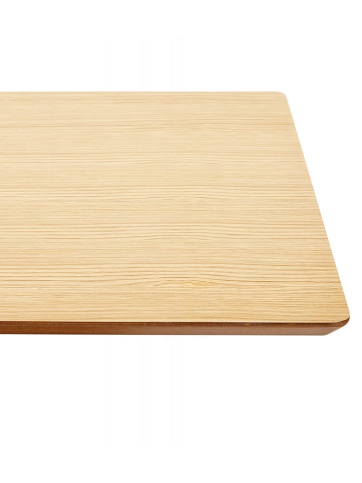 KADIMA DESIGN Esstisch Eichenfinish MDF mit Metallgestell | Designertisch Zumba in Beige günstig kaufen