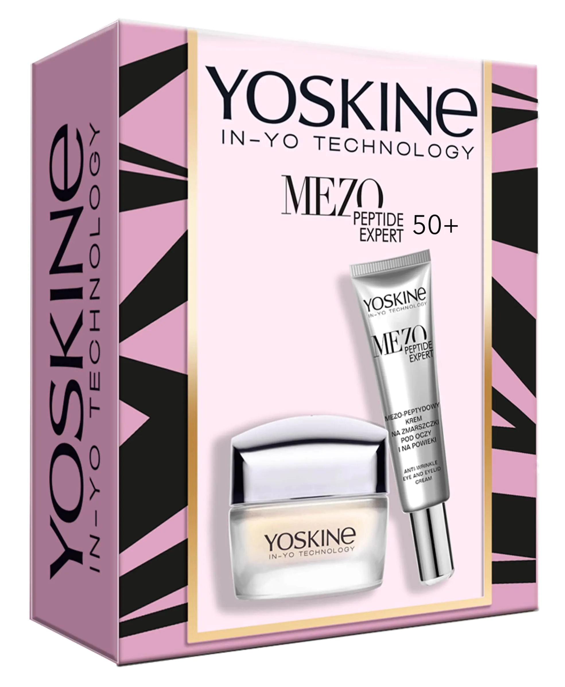 Yoskine Mezo Peptide Expert Kosmetiksæt Dag/Nat Ansigtscreme + Øjencreme