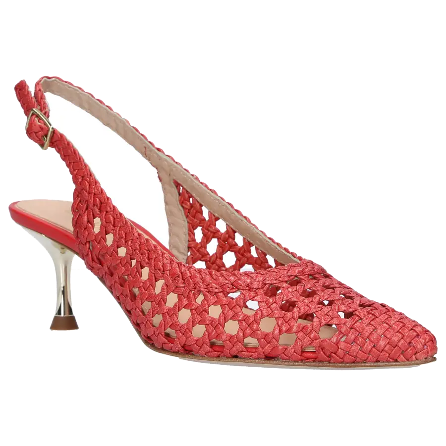 EN AVANT - Slingpumps INTRECCIO Kalbsleder - rot