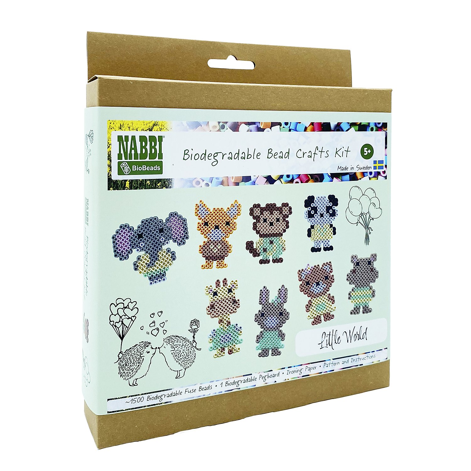 Nabbi® Bio Bügelperlen-Set 