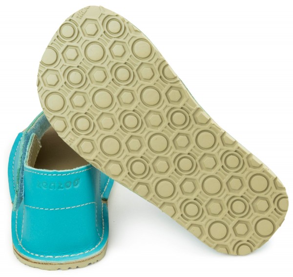 ZeaZoo ~ Sandale Coral ~ Hellblau Zitrone