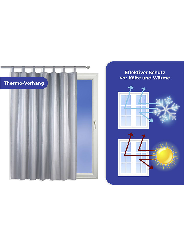 Wenko Thermovorhang in Silber - (L)200 x (B)130 cm günstig kaufen onesize