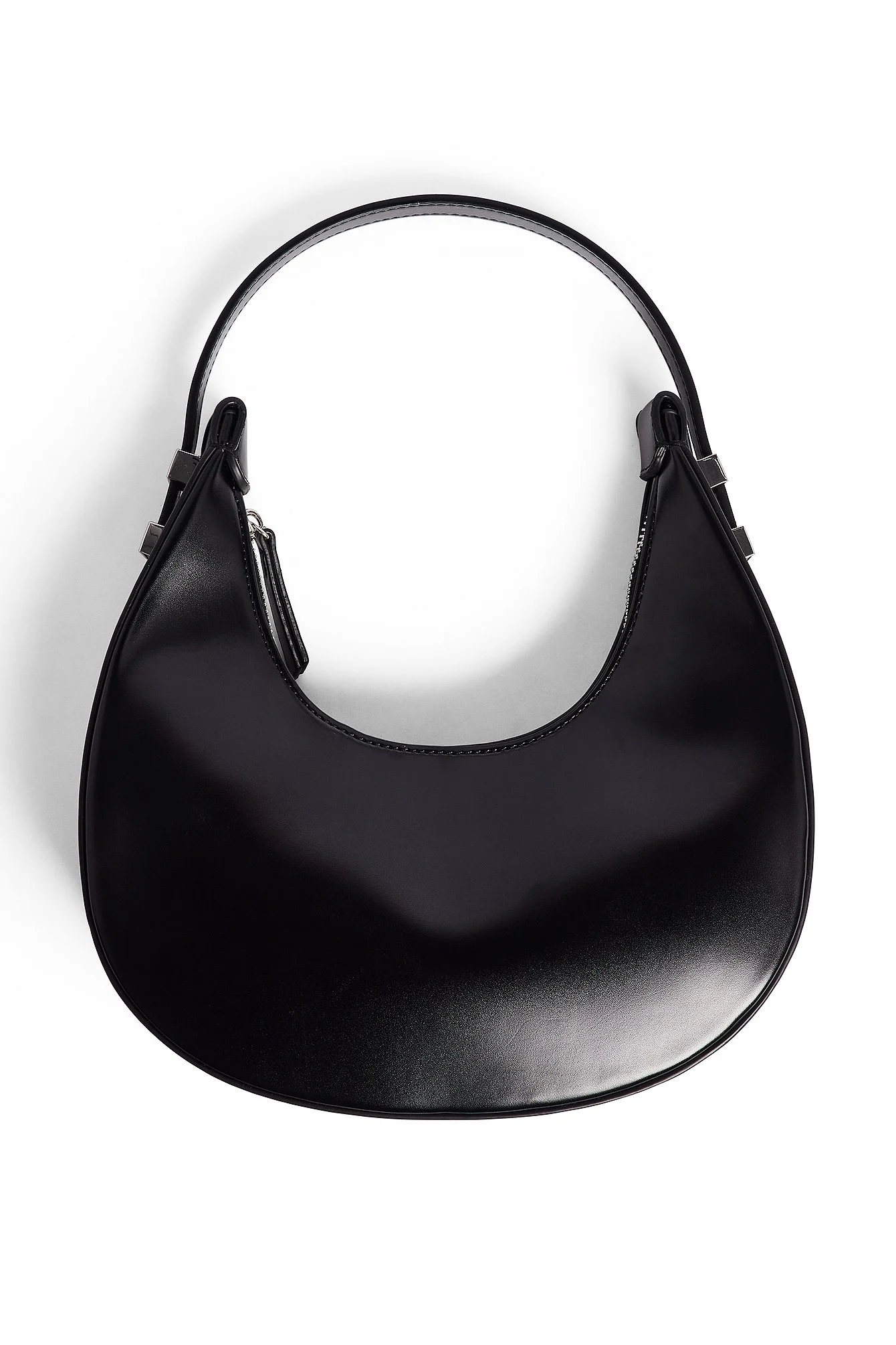 Glänzende abgerundete Tasche