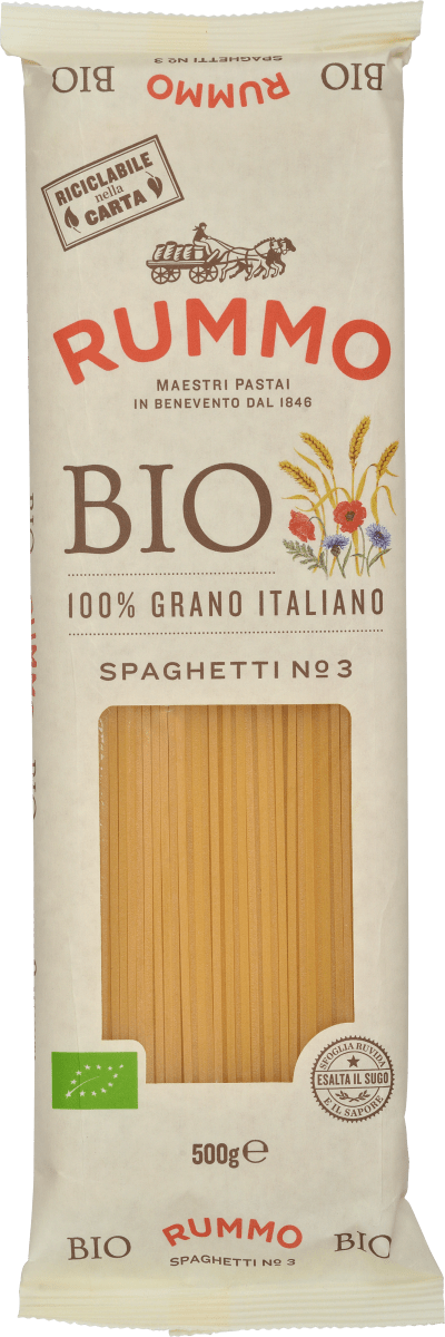 Nudeln, Spaghetti aus Weizen, No.3, 500 g