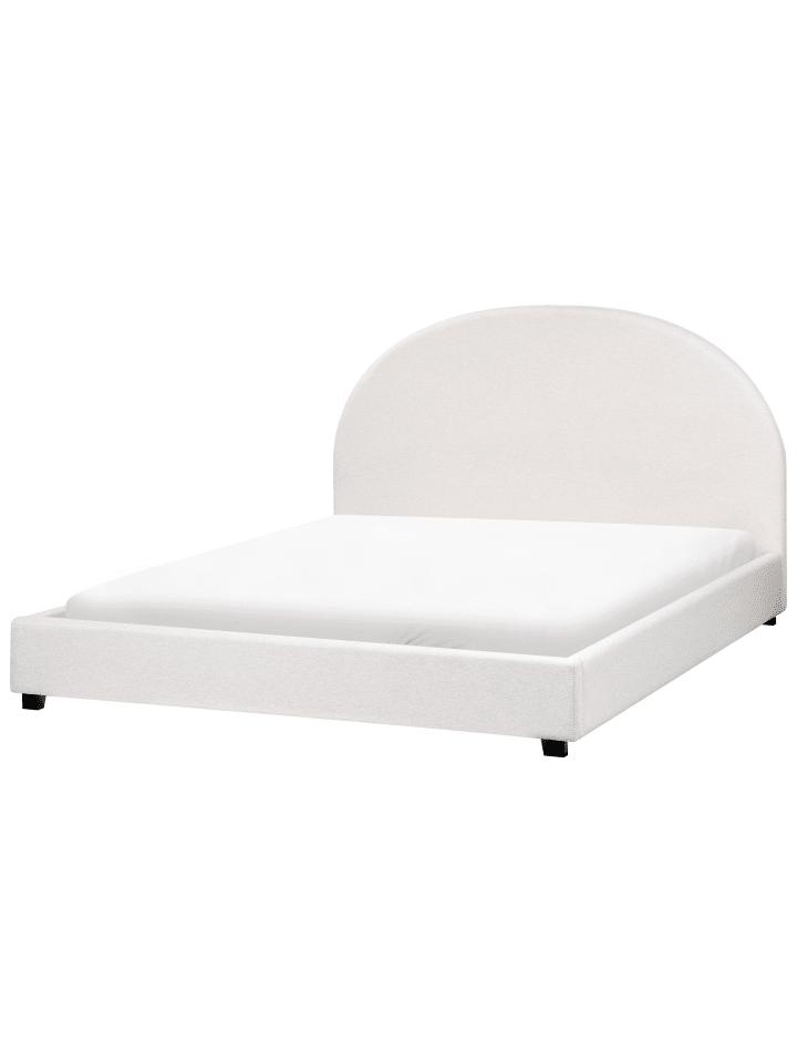Beliani Doppelbett VAUCLUSE in Weiß - (W) 174 x (H) 112 x (L) 214 cm günstig kaufen onesize
