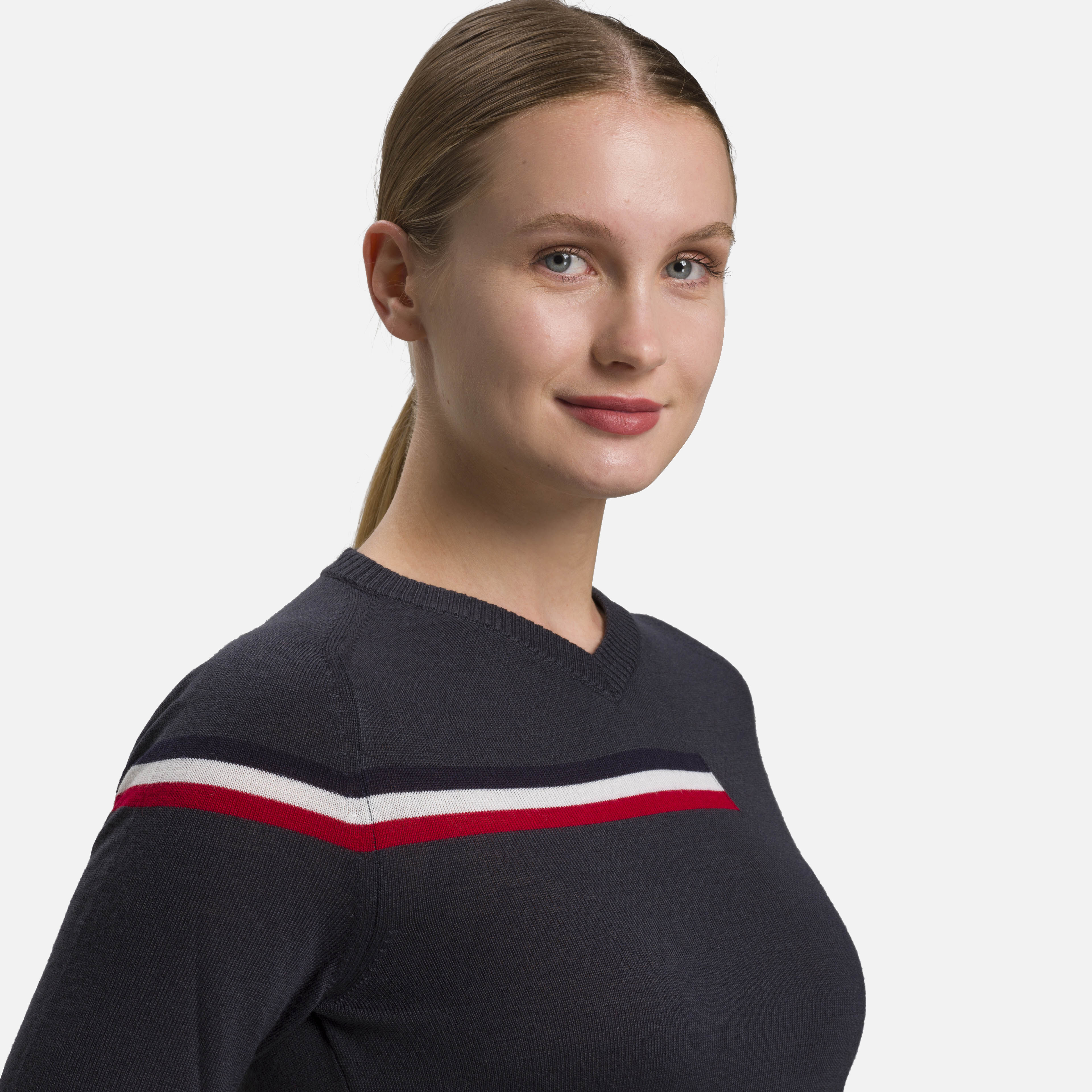 Pull Diago col V Femme