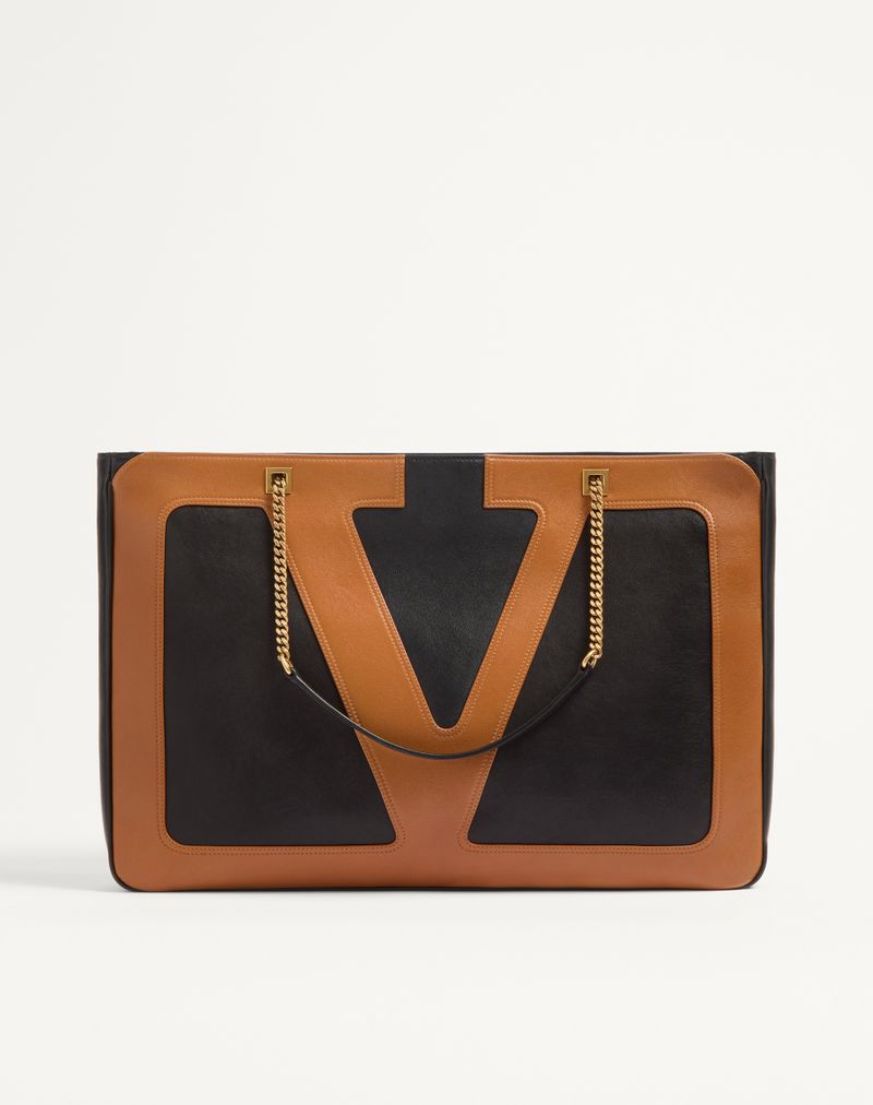 Valentino Garavani Viva Superstar Bolsa grande de couro napa