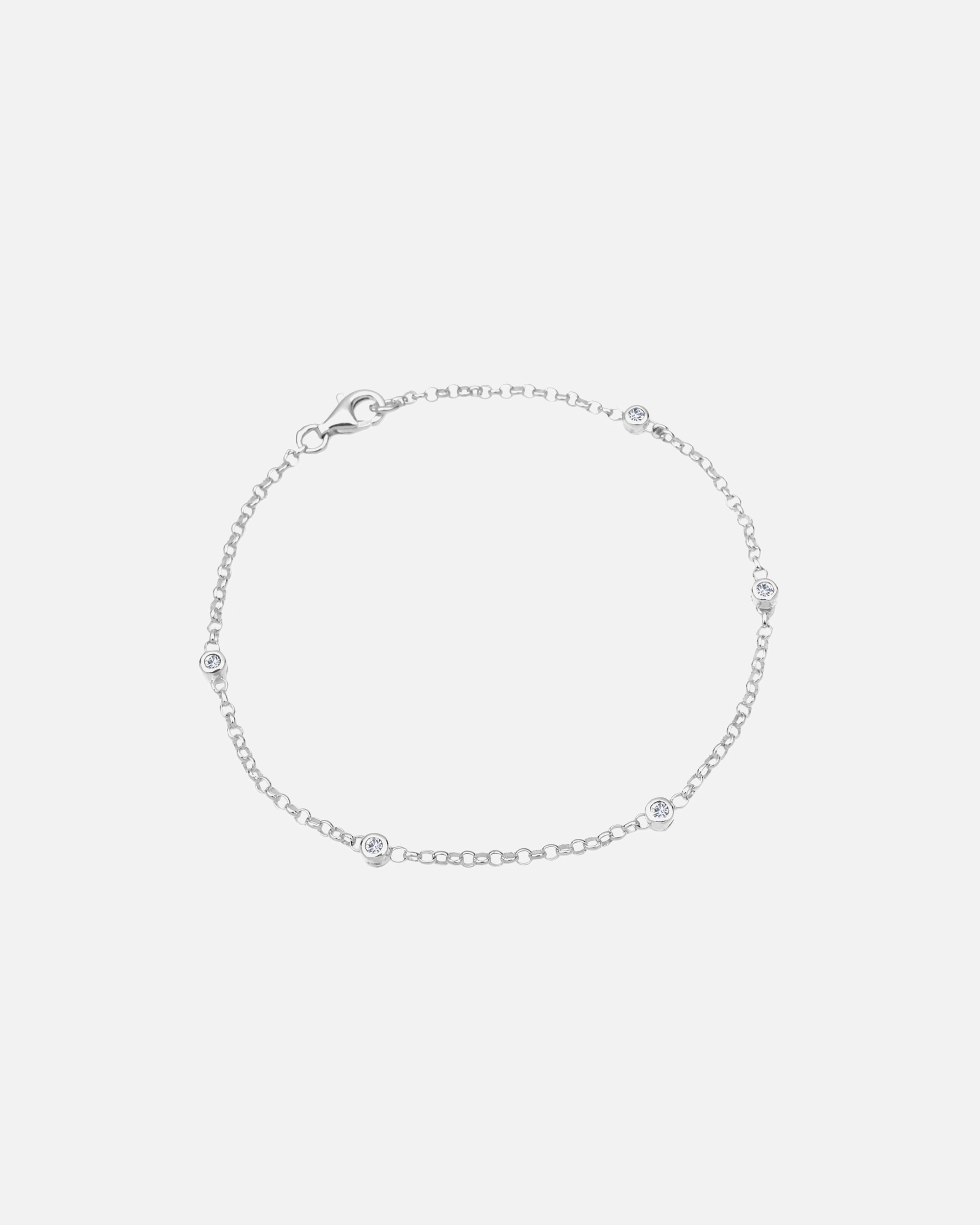 Elli Classic Basic pentru femei cu cristale din argint 925