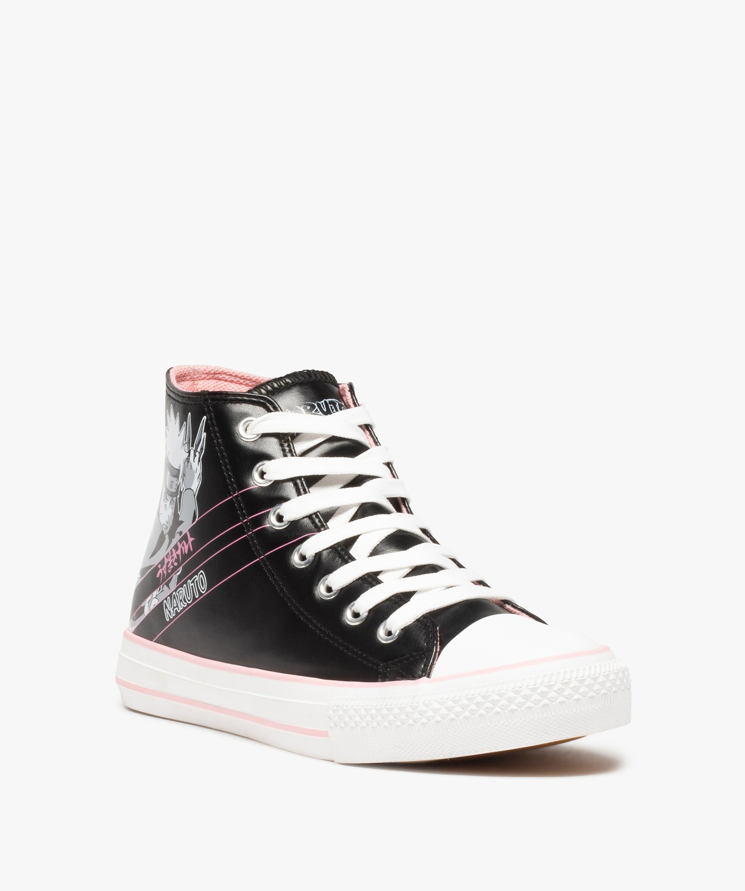 Baskets femme montantes - Naruto noir | GEMO