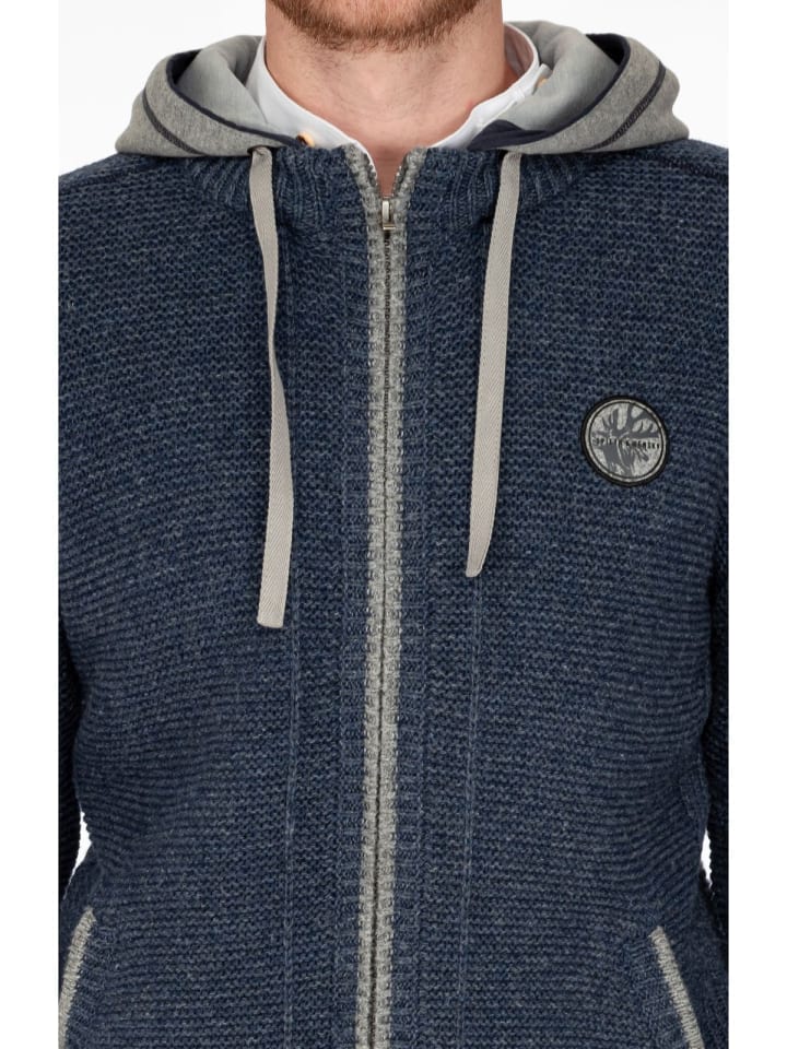 Spieth & Wensky Strickjacke ECHO in blau günstig kaufen
