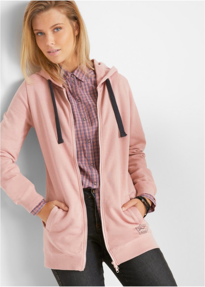 Long-Sweatjacke