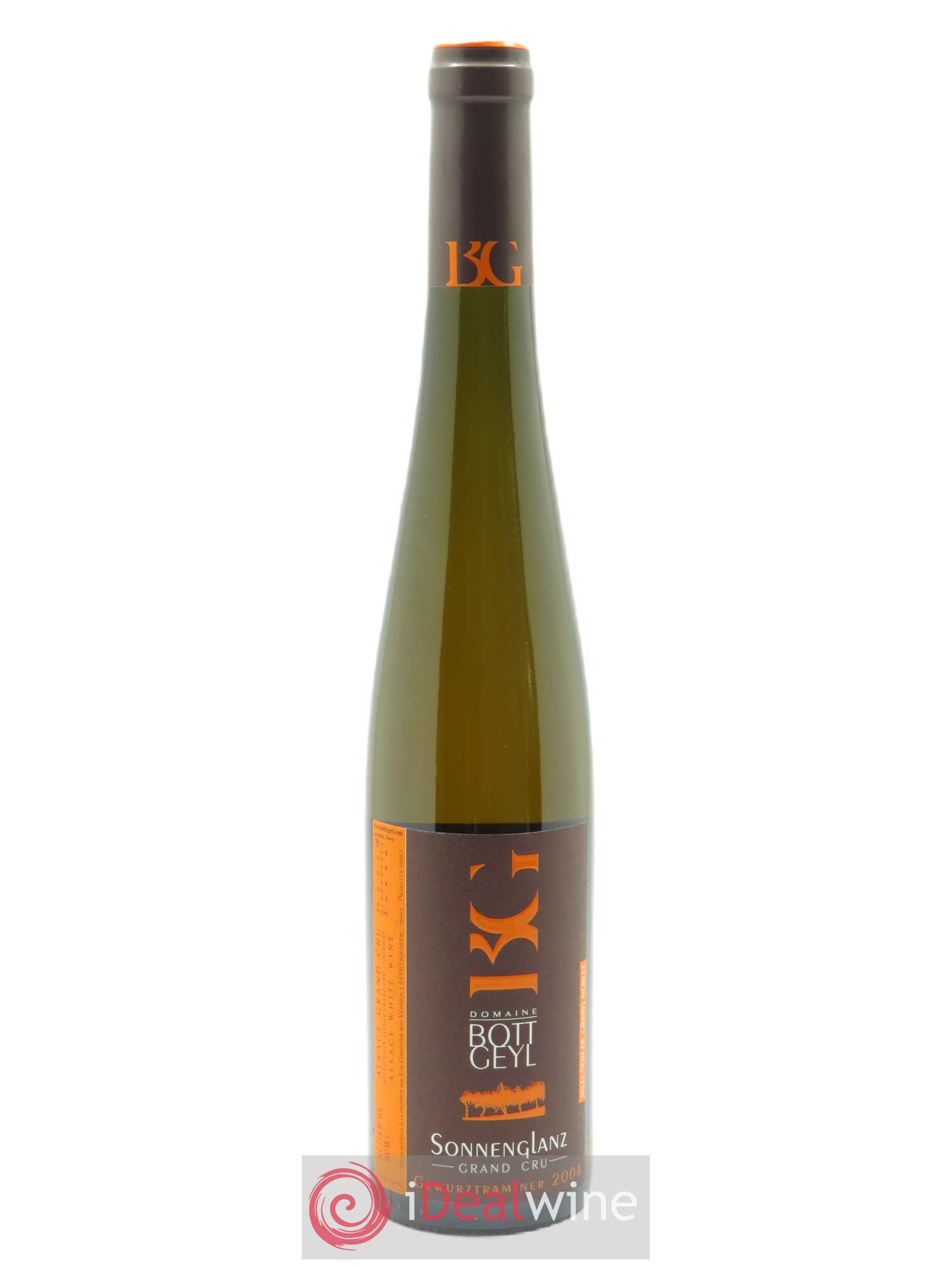 Alsace Grand Cru Sonnenglanz Sélection de Grains Nobles Gewurztraminer Bott-Geyl (Domaine) (50cl) 2008 - Lot de 1 Bouteille