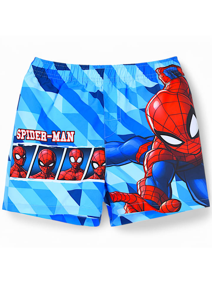 Spiderman Badeshorts Spider-Man in Blau günstig kaufen