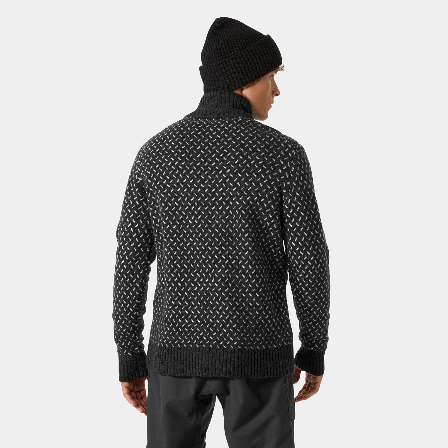 Men's Arctic Ocean Icelander Wool Knit ½ Zip Sweater